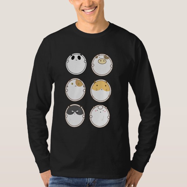 T-shirt Cute Animal Round (Devant)