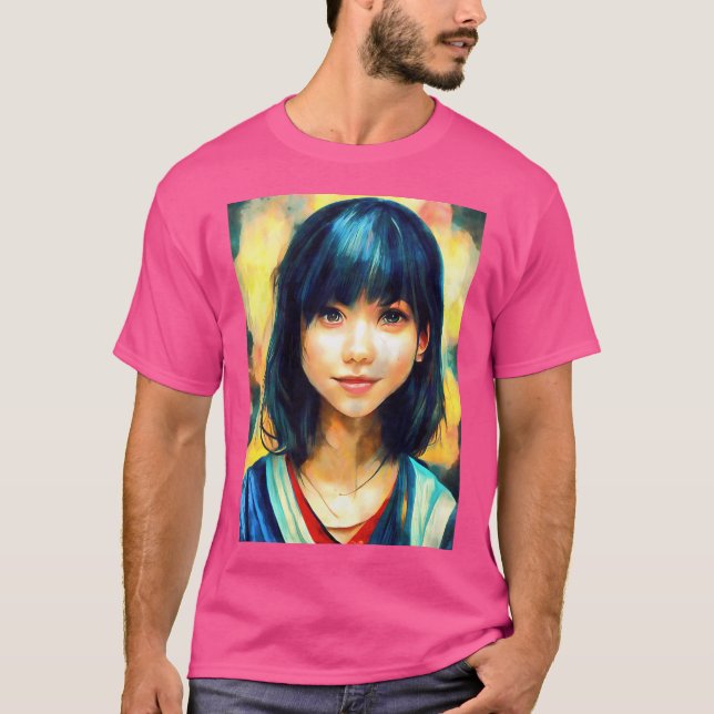 T-shirt Cute Anime japonais (Devant)
