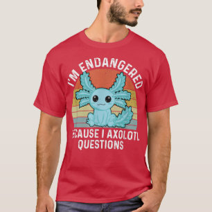 T-shirt Cute Aolotl Filles Garçons Enfants Vintage Aolotl