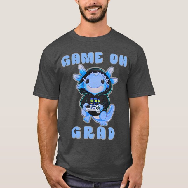 T-shirt Cute Aolotl Gaming Design drôle (Devant)