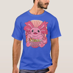T-shirt Cute Aolotl Manger Ramen nouilles Japonais Nourrit