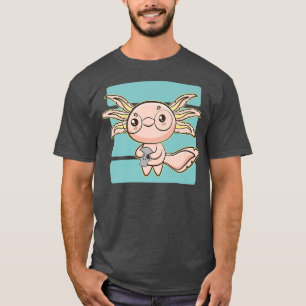 T-shirt Cute Aolotl Pet Ambystoma Meicanum Walking Fish Go