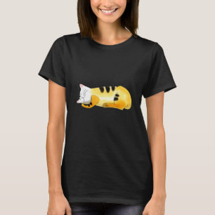 T-shirt Cute aquarelle Chat Art Cool nouveauté