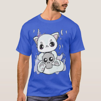 T-shirt Cute Arctic Fo With Kawaii Halloweenoy For Horror 