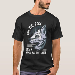 T-shirt Cute Arctique Comme Un Renard Normal Paysage Renar