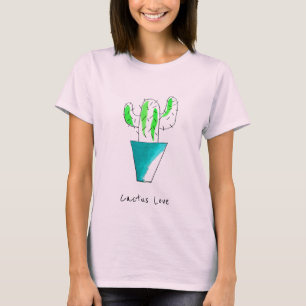 T-shirt Cute art plante mexicain de cactus