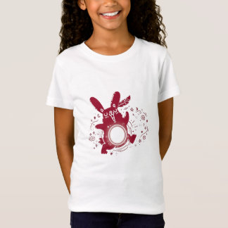 T-Shirt Cute Artistic Rabbit Kids' T-shirt-Pequeño Soñador