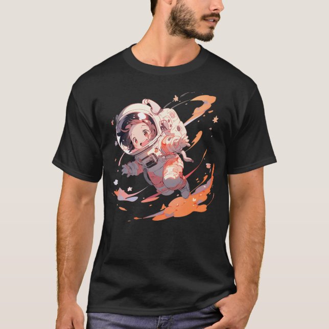 T-shirt Cute astronaute (Devant)