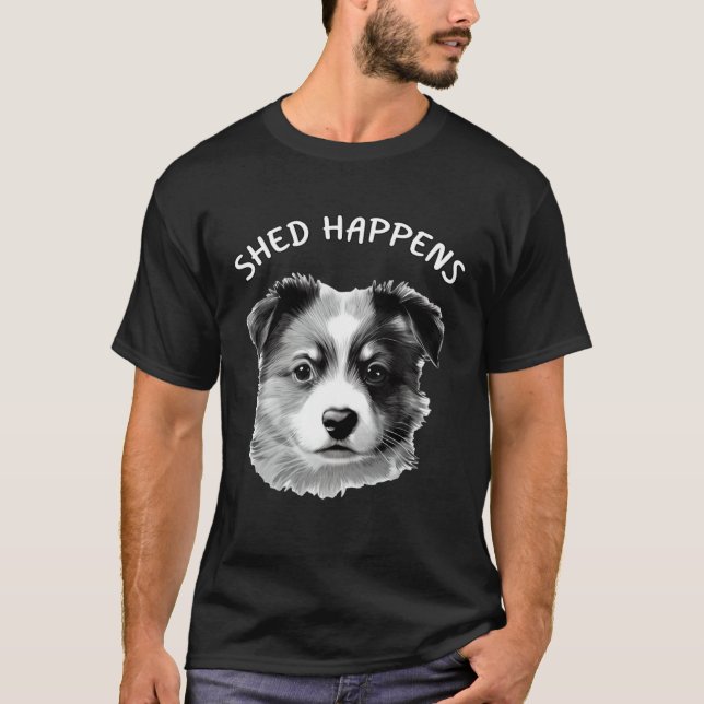 T-shirt Cute Aussie Shepherd Australian Shepherd Saying Sh (Devant)