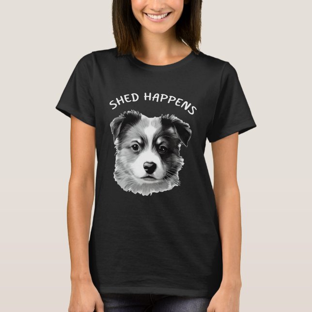 T-shirt Cute Aussie Shepherd Australian Shepherd Saying Sh (Devant)