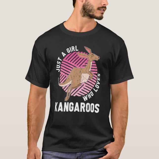 T-shirt Cute Australian Kangaroo Zoo Animal Aussie Kangar (Devant)
