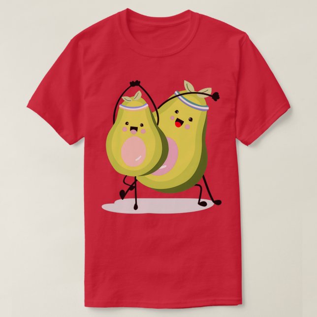 T-shirt Cute Avocado 41 (Design devant)