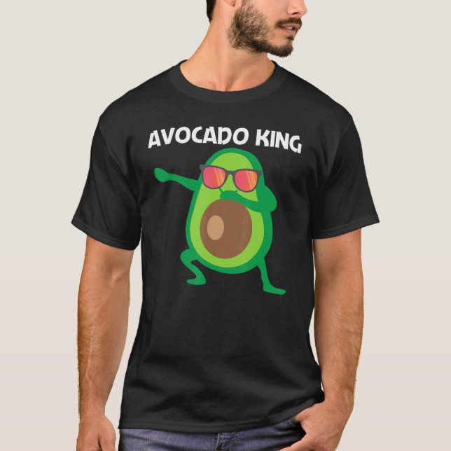 T-shirt Cute Avocado For Men Dad Healthy Fruit Plant Food (Devant)