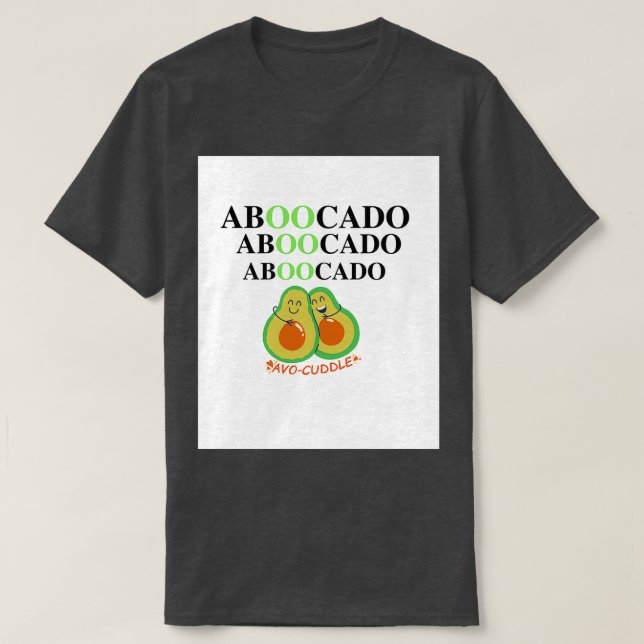 T-shirt Cute Avocado Ghost Aboocado Halloween cadeau parfa (Design devant)