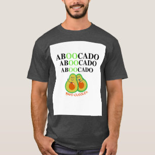 T-shirt Cute Avocado Ghost Aboocado Halloween cadeau parfa