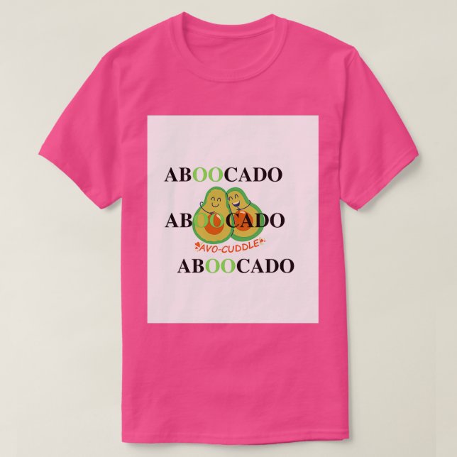 T-shirt Cute Avocado Ghost Aboocado Halloween cadeau parfa (Design devant)
