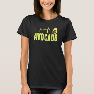 T-shirt Cute Avocado Heartbeat Vegan pour hommes femmes Gu