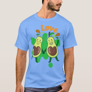 T-shirt Cute Avocado Love In Together