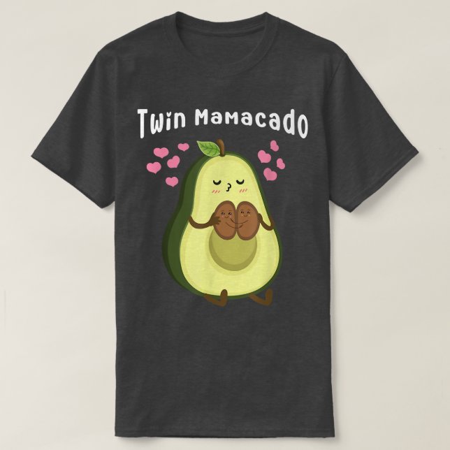 T-shirt Cute Avocado Mama Fruit Grossesse Enceinte Maman T (Design devant)