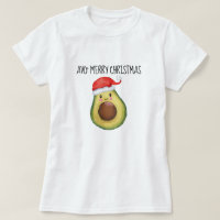 Cute Avocado Père Noël Avo Joyeux Noël