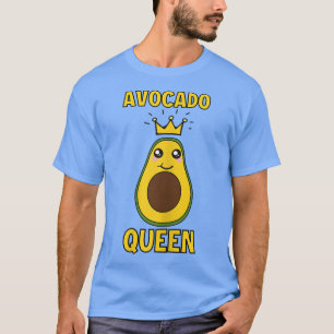 T-shirt Cute Avocado Queen Funny Avocado Lover Girls Avoca