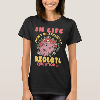 T-shirt Cute Axolotl animal mexicaine salamandre femmes ho