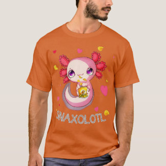 T-shirt Cute Axolotl Lover Snaxolotl  (75) 