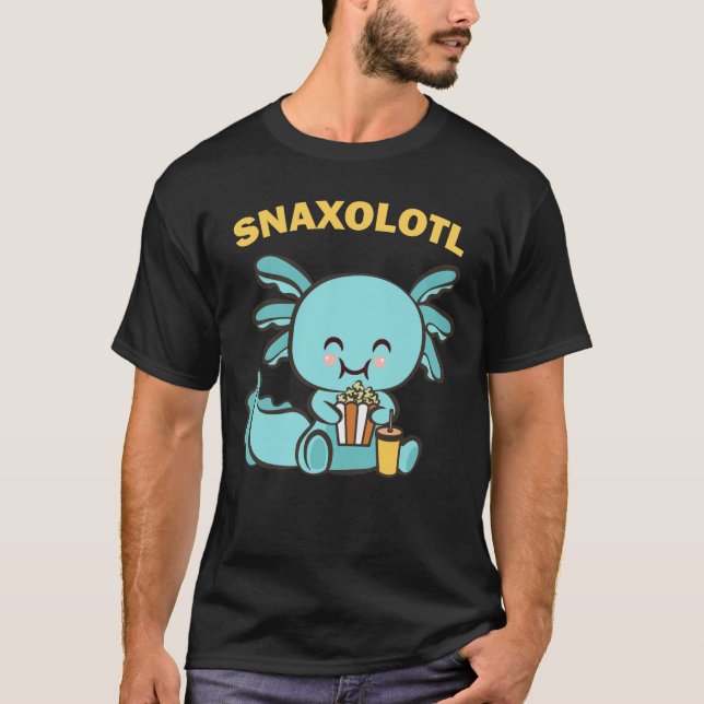 T-shirt Cute Axolotl Lover Snaxolotl kawaii anime (Devant)