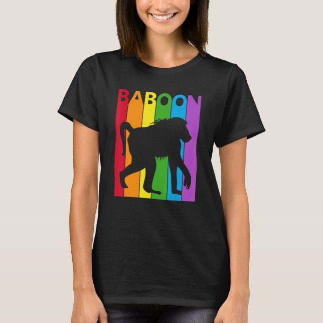 T-shirt Cute Baboon Costume Baboon Animal Baboon (Devant)
