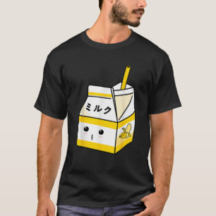 T-shirt Cute banane Lait Shake Kawaii Anime japonaise Fan 
