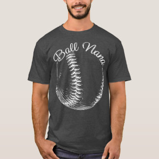 T-shirt Cute Baseball Maman Baseball Softball Nana Sports