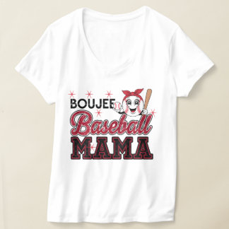 T-shirt Cute Baseball sport Maman art du mot