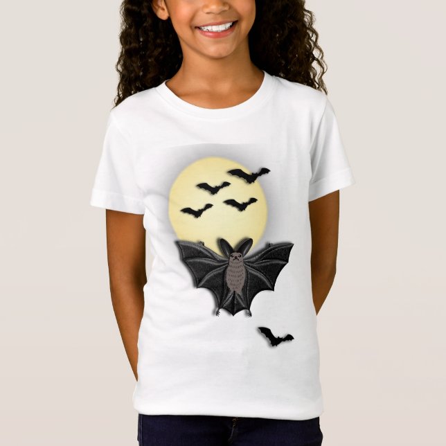 T-Shirt Cute Bat Halloween (Devant)
