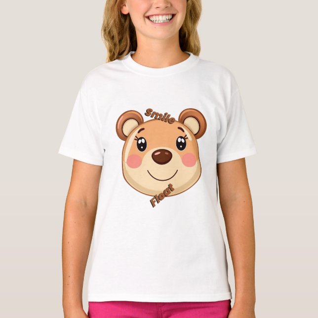 T-shirt Cute Bear Smile (Devant)