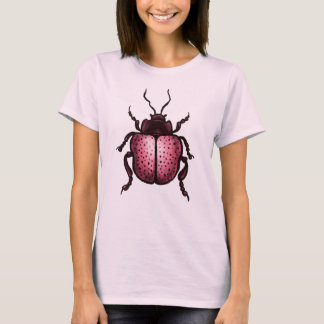 T-shirt Cute Beetle Insect Lover rose