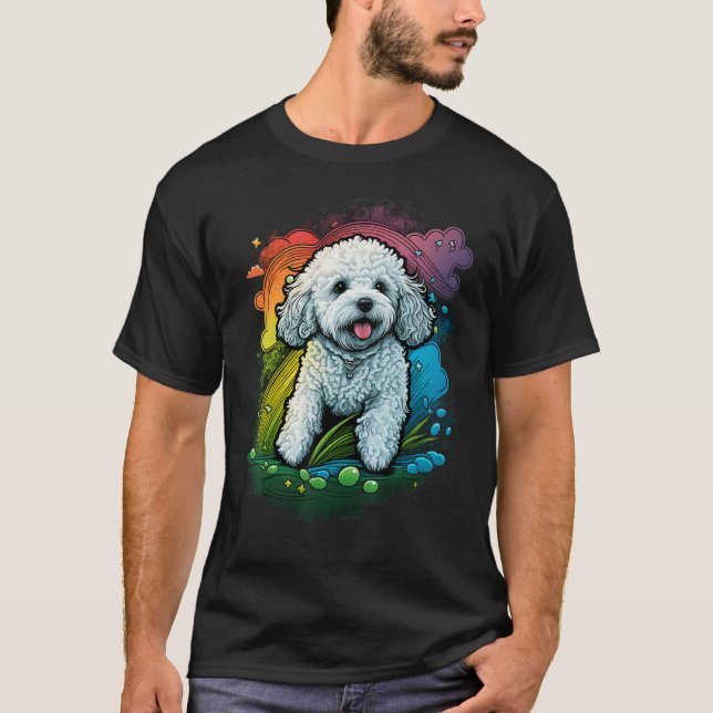 T-shirt Cute Bichon Frise Dog sur Bichon Frise Lover (Devant)