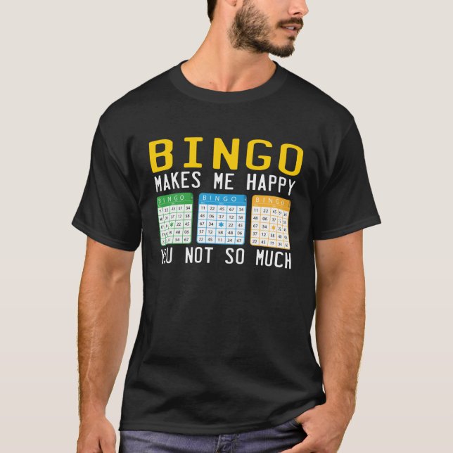 T-shirt Cute Bingo For Casino Game Bingo (Devant)
