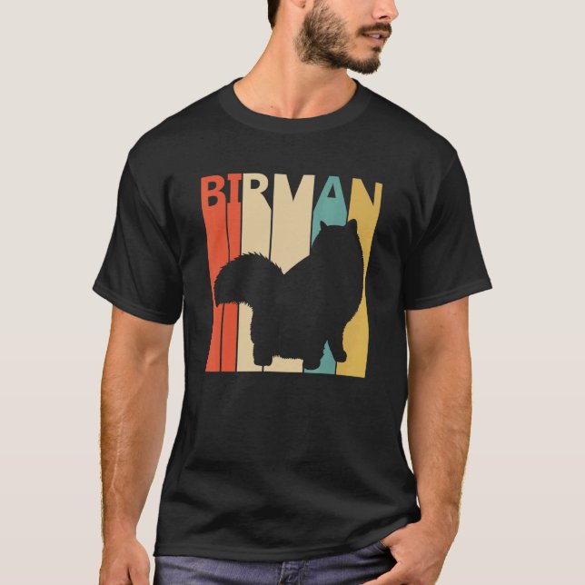 T-shirt Cute Birman Chat (Devant)