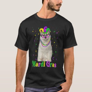 T-shirt Cute Birman Chat Animaux Amoureux Mardi Gras Voitu