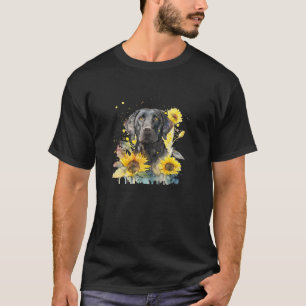 T-shirt Cute Black Lab Black Labrador Retriever Chien Chie