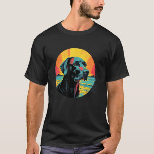 T-shirt Cute Black Lab Black Labrador Retriever Chien Chie
