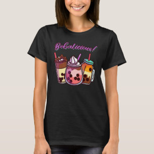 T-shirt Cute Boba Bubble Tea Bobalicious
