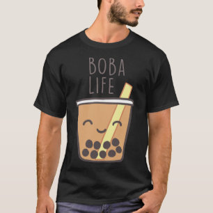 T-shirt Cute Boba Pearl Tapioca Lait Thé Vie