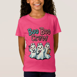 T-Shirt Cute Boo Boo Équipage Infirmière Ghost Halloween