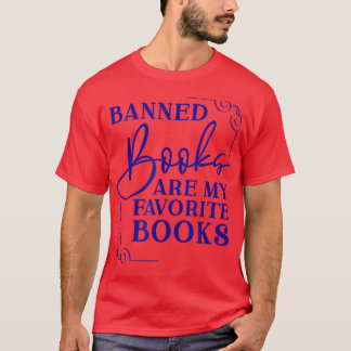 T-shirt Cute Books Reading I Read Banned Books Banned Book