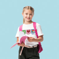 Cute Bookworm Peace Love Livres Enfants