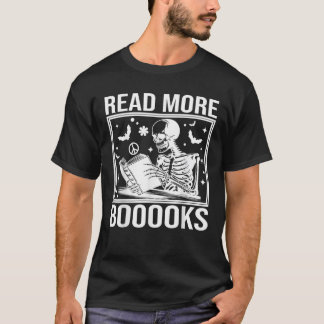 T-shirt Cute Boooks Read More Books Funny Teacher H