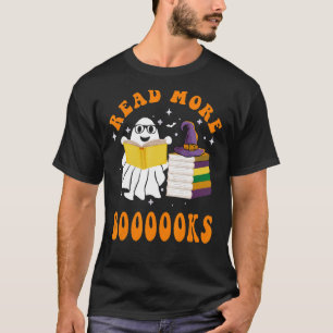 T-shirt Cute Boooks Read More Books Funny Teacher H