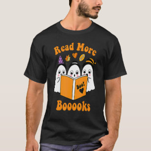 T-shirt Cute Boooks Read More Books Funny Teacher H