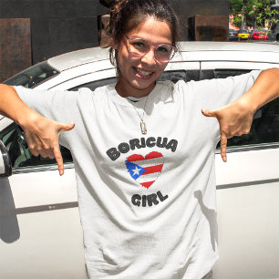 T-shirt Cute Boricua Girl Porto Rico Cute